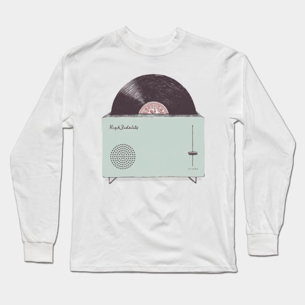 High Fidelity Long Sleeve T-Shirt by speakerine